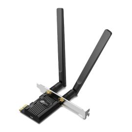 TP-Link AX1800 PCIe Wi-Fi 6 Adapter with Bluetooth 5.2 – Dual Antennas, High Gain, Low-Profile Bracket, Dual-Band, MU-MIMO, Low Latency for Gaming, WPA3 Security, Supports Windows 10/11