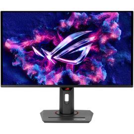 شاشة أسوس ROG Strix للألعاب 4K QD-OLED مقاس 27 بوصة OLED XG27UCDMG 3840 × 2160 بمعدل تحديث 240 هرتز 0.03 مللي ثانية وتقنية Anti-Flicker 2.0 وVESA DisplayHDR 400، لون أسود