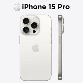Apple iPhone 15 Pro - Middle East Version 128GB White Titanium
