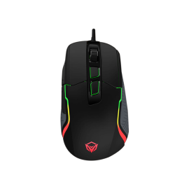 Meetion Poseidon MT-G3360 Professional Gaming Mouse - High-Precision 12,000 DPI Sensor Customizable RGB Lighting, 7 Programmable Buttons Advanced Macro Functionality