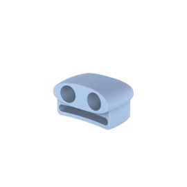 Promate Silicone AirPods Watch Band Holder Clip with Sweat-Resistant for Apple Watch- Airhitch Blue