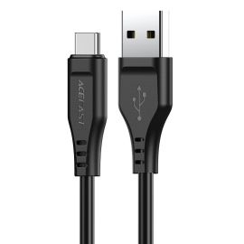 Acefast C3-04 USB-A to USB-C TPE Charging Data Cable, 1.2 Meter-Black