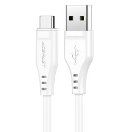 Acefast C3-04 USB-A to USB-C TPE Charging Data Cable, 1.2 Meter-White