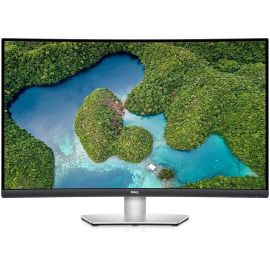 Dell Curved Monitor S3221QSA 31.5 Inch 4K UHD 3840x2160 60Hz Refresh Rate 4 ms Response Time AMD FreeSync Anti-Glare 2x HDMI 2.0 DP 1.2 Input silver