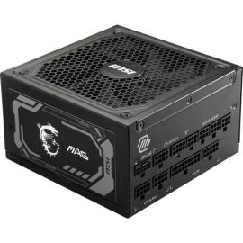 MSI MAG A1000GL PCIE5 1000W 80 PLUS Gold Modular Power Supply  ATX 3.1 ready 135 mm fluid dynamic bearing fan - Black 