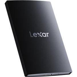 Lexar SL300 2TB Portable SSD – USB 3.2 Gen 2, 1050 MB/s Read, 1000 MB/s Write, Drop‑Resistant, Brush Physics Black