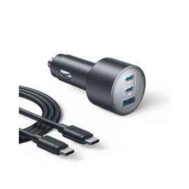 Anker Car Charger 167.5W 3 Ports With USB-C Cable 