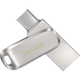 محرك أقراص SanDisk Ultra Dual Drive Luxe سعة 1 تيرابايت (SDDDC4‑1T00‑G46) - USB-C وUSB-A، سرعة قراءة 150 ميجابايت/ثانية، دوار معدني بالكامل