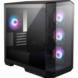 MSI MAG PANO M100R PZ Micro ATX Gaming Case Support Back-Connect Motherboard 270° Pano Temp Glass Panel 4x aRGB Fans & Up to 360mm AIO 1x 2.5"/3.5 Drive Bay-Black