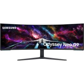 Samsung Odyssey Neo Curved Gaming Monitor G9 57 inch 4K UHD 7,680 x 2,160 240Hz Refresh Rate 1ms (GTG) Response Time HDMI 2.1 AMD FreeSync Premium Pro Displayport