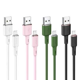 Acefast C2-02 USB-A to Lightning Silicone Charging Data Cable, 1.2 Meter