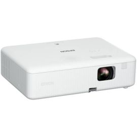 جهاز عرض Epson CO-W01 WXGA بتقنية 3LCD – سطوع 3000 لومن، مصباح UHE بقوة 188 واط (6000 ساعة)، نسبة عرض 16:10، معدل تحديث 120 هرتز، 16.77 مليون لون، HDMI 1.4، USB 2.0-A/B – اللون الأبيض | V11HA86040