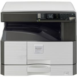 Sharp AR-7024 Multifunctional Digital Printer, 600x600 Dpi Resolution, Max. 24 ppm, 350 Sheets Standard, Max 1850 Sheets Capacity, Copy/Print/Scan, Non-Network Printer with Platen Cover  
