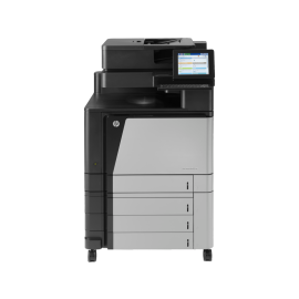 HP Color Laser Jet Enterprise flow M880z Multifunction Printer 600 x 600 dpi resolution 46 ppm Print Speed 200,000 pages 200 sheets capacity