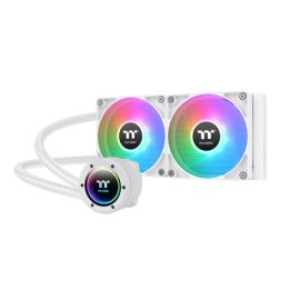 Thermaltake TH240 V2 ARGB Sync All-In-One Liquid Cooler 2x 120mm ARGB Fans-Snow White