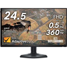 DELL Alienware Gaming Monitor AW2523HF 24.5 Inch Full HD IPS Display 1920x1080 refresh rate 360Hz Response Time 0.5ms  AMD FreeSync Premium+VESA-Adaptive Sync