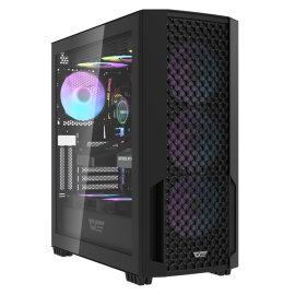 DarkFlash DF2100 4 ARGB Fan ATX Gaming Case Black