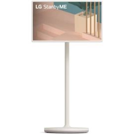 LG StanbyME Movable Smart Screen 27ART10AKPL 27 inch FHD LCD 1920 x 1080 60Hz Native Refresh Rate 4ms Response Time a7 Gen4 Processor, ThinkQ AI Technology, Full Web Browser, Wi-Fi & Bluetooth Connectivity Beige