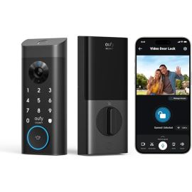 eufy Security E330 Smart Lock – 3-in-1 Keyless Entry with Camera, Doorbell & Fingerprint