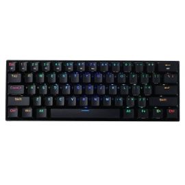 Redragon K530W-RGB-PRO Draconic 60% Wireless Bluetooth/Wired Mechanical Gaming Keyboard – White, Hot-Swappable Brown Switches, RGB Backlit, 61 Keys, USB-C, 3000mAh Battery, Multi-Device Compatible