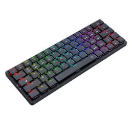 Redragon Elise Pro K624P-KBS Low-Profile Mechanical Gaming Keyboard, 63-Key RGB, Tri-Mode Wireless (2.4G/Bluetooth 5.0/Wired), Red Switches​