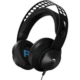 Lenovo Legion H300 Elite Stereo Gaming Headset – 50mm Drivers 20Hz-20kHz Frequency Response Noise-Canceling Retractable Mic  Braided Cable and Multi-Platform Support