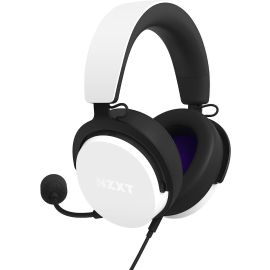 NZXT Relay Hi-Res Certified 7.1 Surround sound Wired PC Gaming Headset-White
