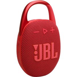 JBL Clip 5 Portable Waterproof Wireless Speaker Wide Carabiner Clip/Handle -Red