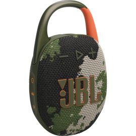 JBL Clip 5 Portable Waterproof Wireless Speaker Wide Carabiner Clip/Handle -Squad