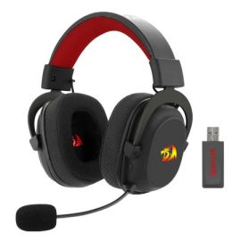 سماعة رأس سلكية للألعاب Redragon H510‑PRO Zeus PRO RGB - صوت محيطي 7.1، مشغلات 53 مم، ذاكرة إسفنجية، ميكروفون قابل للفصل، صندوق تحكم USB