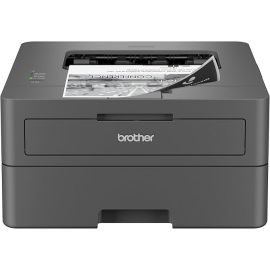 Brother HL-L2400D Compact Double Sided Printing Monochrome Laser Printer, 30PPM, USB Connector, Black and White Output