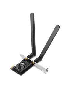 TP-Link AX1800 PCIe Wi-Fi 6 Adapter with Bluetooth 5.2 – Dual Antennas, High Gain, Low-Profile Bracket, Dual-Band, MU-MIMO, Low Latency for Gaming, WPA3 Security, Supports Windows 10/11