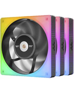 مروحة تبريد Thermaltake Toughfan 120 مم 16.8 مليون RGB إضاءة 2000 دورة في الدقيقة عالية الضغط الساكن (عبوة من 3 مراوح) - 120 مم