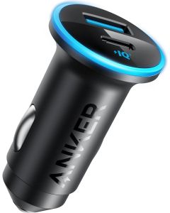 Anker 323 USB-C 52.5W Car Charger Adapter with 30W PowerIQ 3.0 Fast Charging