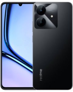 Realme Note 60X Dual Sim Smartphone 3GB Ram 64GB Storage 4G Marble Black Middle East Version