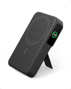 شاحن متنقل Anker MagGo Power Bank، معتمد من Qi2، شحن لاسلكي فائق السرعة بقوة 15 واط، متوافق مع MagSafe