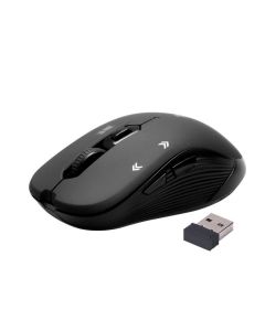 Promate Optical Tracking Wireless Ergonomic Mouse Black