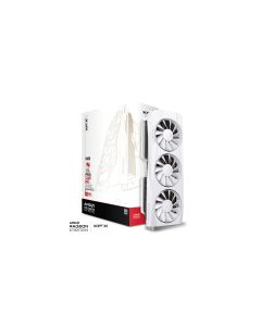 XFX QuickSilver AMD Radeon RX 9070 OC White Gaming Edition, 16GB GDDR6, RDNA 4, PCIe 5.0, 2700 MHz Boost, 3Fan Cooling, 3.5 Slot Design