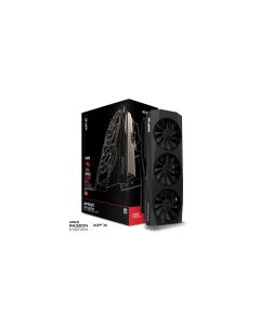 بطاقة رسومات XFX Quicksilver Radeon RX 9070 XT سعة 16 جيجابايت GDDR6، RDNA 4، PCIe 5.0، تردد معزز 2970 ميجاهرتز، تبريد ثلاثي المراوح، 3 منافذ DisplayPort 2.1، HDMI 2.1، ناقل ذاكرة 256 بت