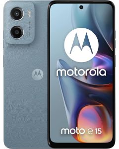 Motorola Moto E15 Dual Sim Smartphone 2GB Ram 64GB Storage 4G - Middle East Version-Misty Blue