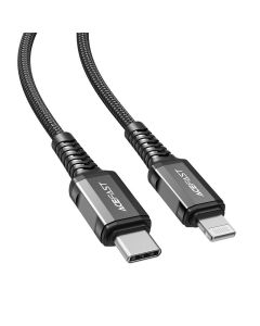 Acefast C1-01 USB-C to Lightning Charging Data Cable, 1.2 Meter-Black