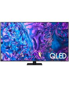 سامسونج بشاشة QLED مقاس 85 بوصة Q70D مع تقنية Quantum Dot وترقية الذكاء الاصطناعي إلى دقة 4K، نظام تشغيل سامسونج Tizen، تقنية Motion Xcelerator، اللون الرمادي التيتانيومي.
