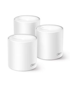 نظام TP-Link Deco X10 AX1500 لتغطية الواي فاي في المنزل بالكامل (3 قطع) – أبيض – Mesh Wi-Fi 6