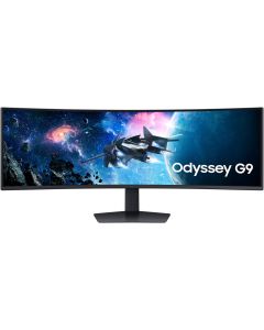 Samsung Odyssey Gaming Monitor G9 49 inch HDR10+ 5,120 x 1,440 Refresh Rate Response Time1ms FreeSync Premium Pro Technology 1000R Curvature Display Port USB HDMI Black