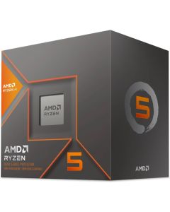 معالج سطح المكتب AMD Ryzen 5 8600G بسرعة 4.3 جيجاهرتز مع إمكانيات الرسومات AMD Radeon 760M، 6 أنوية، 12 خيطًا
