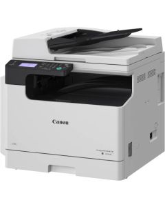Canon imageRUNNER 2224N Multifunctional Laser Printer, Print, Copy, Scan, Fax, 24 ppm Print Speed (A4), 1200x1200 DPI, 250 Sheets Max Output, 3.5" Monochrome Touch Panel, White