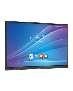 AZtech AZ2586-M01 86 inch 4K Smart Interactive Display, IFP, 8GB RAM + 128GB Storage, 400 NITS Brightness, 48MP Inbuilt AI camera,  40 Points Touch,  Inbuilt WIFI 6,  20W x 2 + 20W x 1 Subwoofer, Android 14, Screen share & Google Playstore