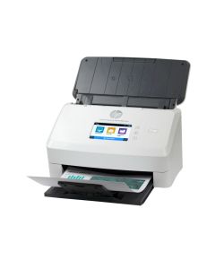 جهاز المسح الضوئي HP ScanJet Enterprise Flow N7000 snw1، مسح مزدوج الاتجاه بسرعة 75 صفحة في الدقيقة/150 صورة في الدقيقة، وحدة تغذية تلقائية للمستندات سعة 80 صفحة، شاشة لمس ملونة بحجم 4.3 بوصة، تحميل ورق فردي، اتصال واي فاي/USB/إيثرنت، أبيض | 6FW10A