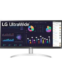 شاشة إل جي 29WQ600 مقاس 29 بوصة فائقة الاتساع بدقة Full HD 2560 × 1080 IPS مع معدل تحديث ايه ام دي فري سينك وقت استجابة 100 هرتز 5 مللي ثانية فضي