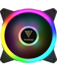 Gamdias Aeolus M2-1201 ARGB 120mm Case Fan with Hydraulic Bearing and Silent Operation,Supports Motherboard Sync Functionality